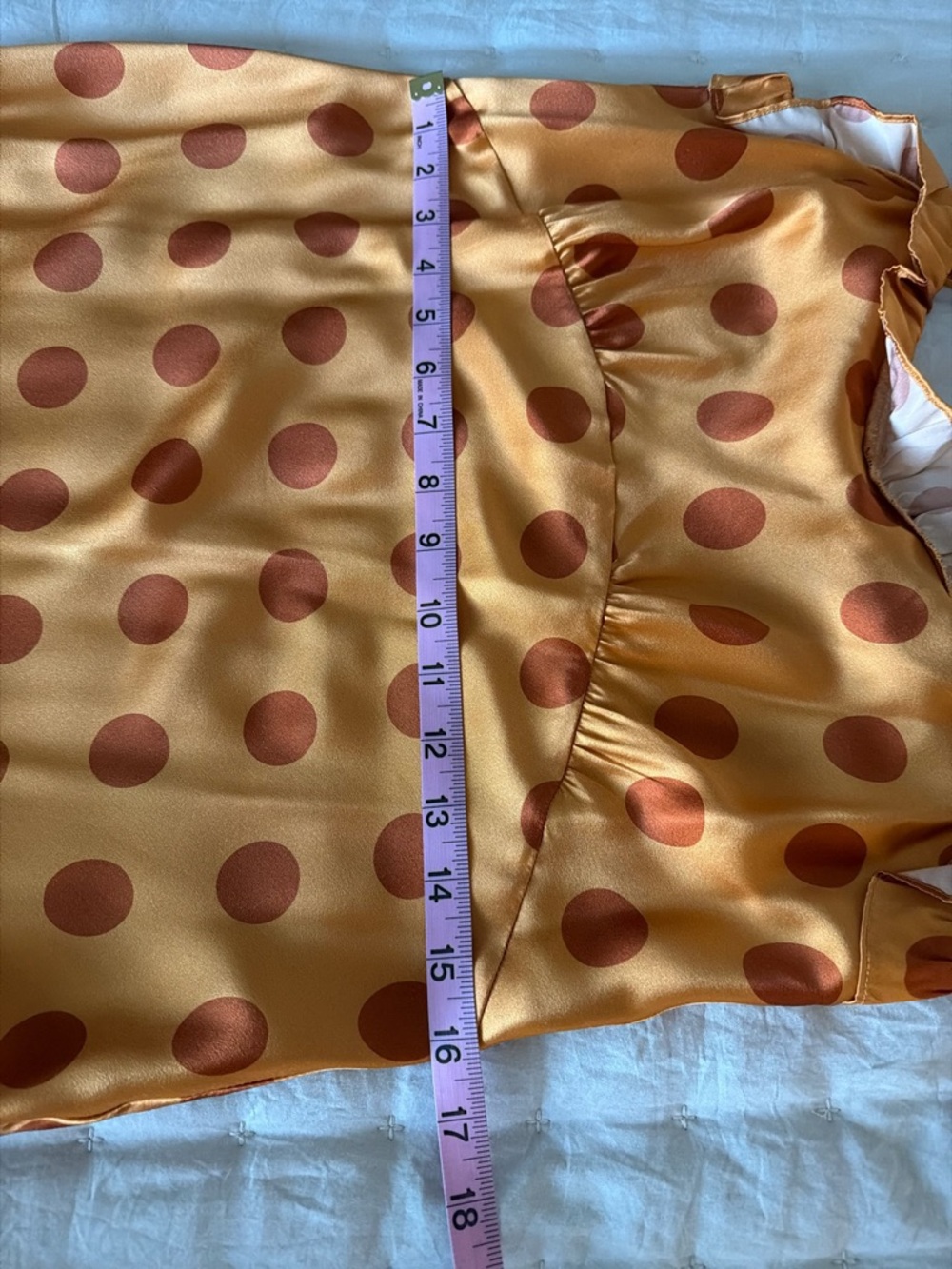 Reformation | Aribella 100% Silk Dress in Orange Crush - Picture 11 of 13